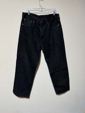 Vintage Levi's 550 Relaxed Fit Black Denim Jeans W38 L30